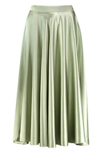 Load image into Gallery viewer, Satin Full Midi Skirt
