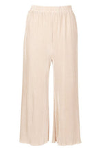 Load image into Gallery viewer, Plated Flared Hem Culottes
