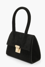 Load image into Gallery viewer, Suedette Mini Structured Handle Grab Bag

