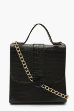 Load image into Gallery viewer, Croc Tab Small Tote Bag
