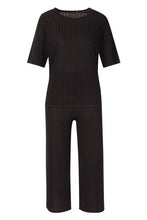 Load image into Gallery viewer, Slinkly Rib T Shirt and Culotte Co Ord
