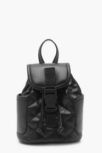 Load image into Gallery viewer, Quilted Mini Plastic Buckle Rucksack
