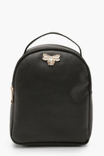 Load image into Gallery viewer, Cross Hatch Metal Mini Bee Rucksack
