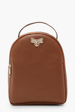 Load image into Gallery viewer, Cross Hatch Metal Mini Bee Rucksack
