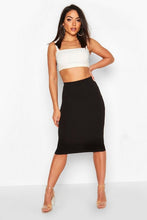 Load image into Gallery viewer, Contoured Midi Skirt
