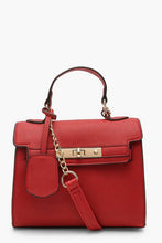 Load image into Gallery viewer, Structured Mini Lock Crossbody Bag
