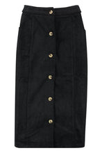 Load image into Gallery viewer, Button Down Cord Midi Skirt
