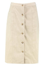 Load image into Gallery viewer, Button Down Cord Midi Skirt
