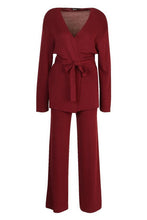 Load image into Gallery viewer, Wrap Knitted Premium Knitted Set
