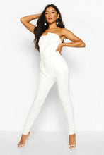 Load image into Gallery viewer, Tailored Skinny Self Belt Trousers
