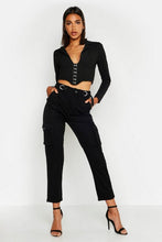 Load image into Gallery viewer, D-Ring Cargo Pocket Woven Trouser
