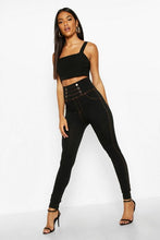 Load image into Gallery viewer, Waist Cinching Legging With Metal Detail

