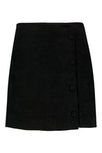 Load image into Gallery viewer, Cord Button Side Mini Skirt
