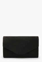Load image into Gallery viewer, Suedette Chevron Clutch Bag
