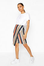 Load image into Gallery viewer, Striped Mini Skirt
