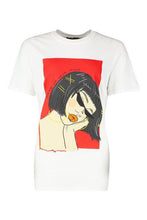 Load image into Gallery viewer, Face Graphic Slogan T-Shirt
