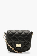 Load image into Gallery viewer, Quilted Micro Mini Chain Cross Body Bag
