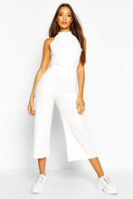 Load image into Gallery viewer, Soft Rib Racer Back Top &amp; Culotte Co-Ord
