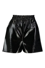 Load image into Gallery viewer, Paperbag Waist Vinyl Shorts
