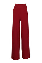 Load image into Gallery viewer, Deep Contour Waistband Wide Leg Trousers
