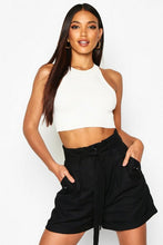 Load image into Gallery viewer, Belted Twill Cargo Shorts
