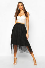 Load image into Gallery viewer, Tulle Midi Skirt
