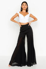 Load image into Gallery viewer, Flared Wide Leg Trouser
