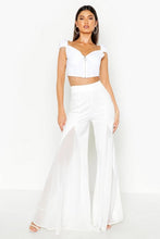 Load image into Gallery viewer, Flared Wide Leg Trouser
