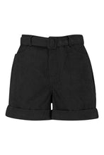 Load image into Gallery viewer, Chunky Cord Belted Turn Up Shorts
