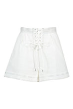 Load image into Gallery viewer, Contrast Stitch Lace Up Shorts
