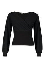 Load image into Gallery viewer, Wrap Front Fitted Sweat
