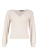 Load image into Gallery viewer, Wrap Front Fitted Sweat
