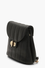 Load image into Gallery viewer, Panel Mini Quilted Lock &amp; Chain Rucksack
