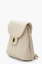 Load image into Gallery viewer, Panel Mini Quilted Lock &amp; Chain Rucksack
