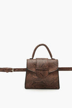 Load image into Gallery viewer, Snake Structured Mini Belt Bag
