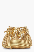 Load image into Gallery viewer, Chainmail Drawstring Crossbody Bag
