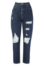 Load image into Gallery viewer, High Rise Distressed Boyfriend Jean
