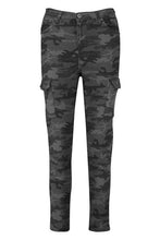 Load image into Gallery viewer, Camo Pocket Detail Skinny Jean
