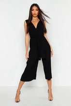 Load image into Gallery viewer, Pleated Wide Leg Cami Culotte Jumpsuit
