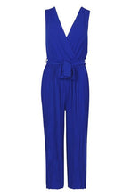 Load image into Gallery viewer, Pleated Wide Leg Cami Culotte Jumpsuit
