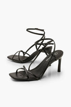 Load image into Gallery viewer, Strappy Square Toe Heeled Sandals
