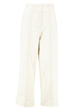 Load image into Gallery viewer, Wide Leg Contrast Stitch Denim Trouser

