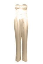 Load image into Gallery viewer, Satin Bandeau Wide Leg Jumpsuit
