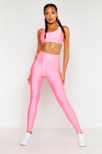 Load image into Gallery viewer, Fit Neon Crop Top &amp; Legging Set
