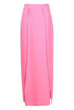 Load image into Gallery viewer, Recycled Slinky Double Split Maxi Skirt
