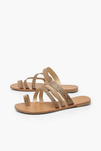 Load image into Gallery viewer, Wide Fit Toe Ring Flat Sandals
