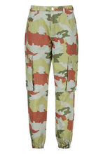 Load image into Gallery viewer, Camo Cargo Cuffed Hem Jean
