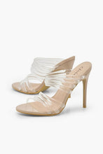 Load image into Gallery viewer, Clear Strap Heeled Mules
