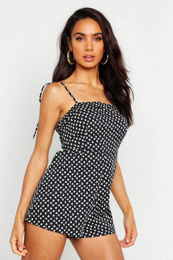 Ditsy Floral Flippy Playsuit