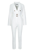 Load image into Gallery viewer, Belted Double Breasted Jumpsuit
